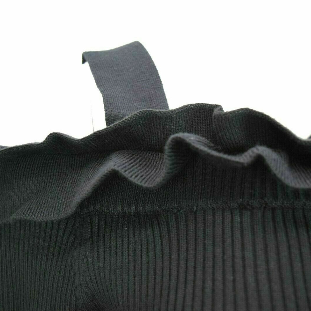 Grace Elements Ribbed Ruffled Sweater NWT - Picture 3 of 3